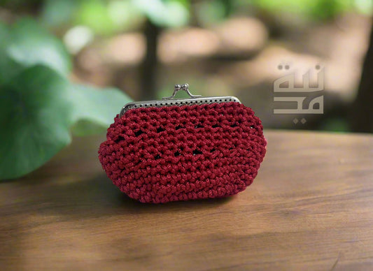 Crochet Pouch | Knitted in Madinah